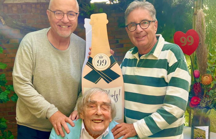 Heinz Scholz feiert seinen 99sten Geburtstag