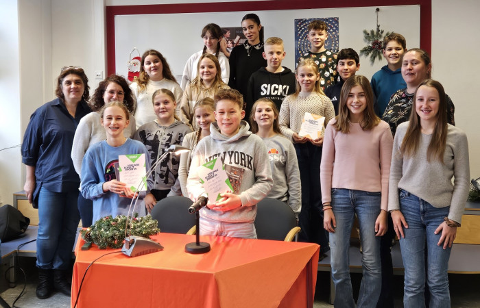 Lasse Harbich (G6d) gewinnt  Vorlesewettbewerb